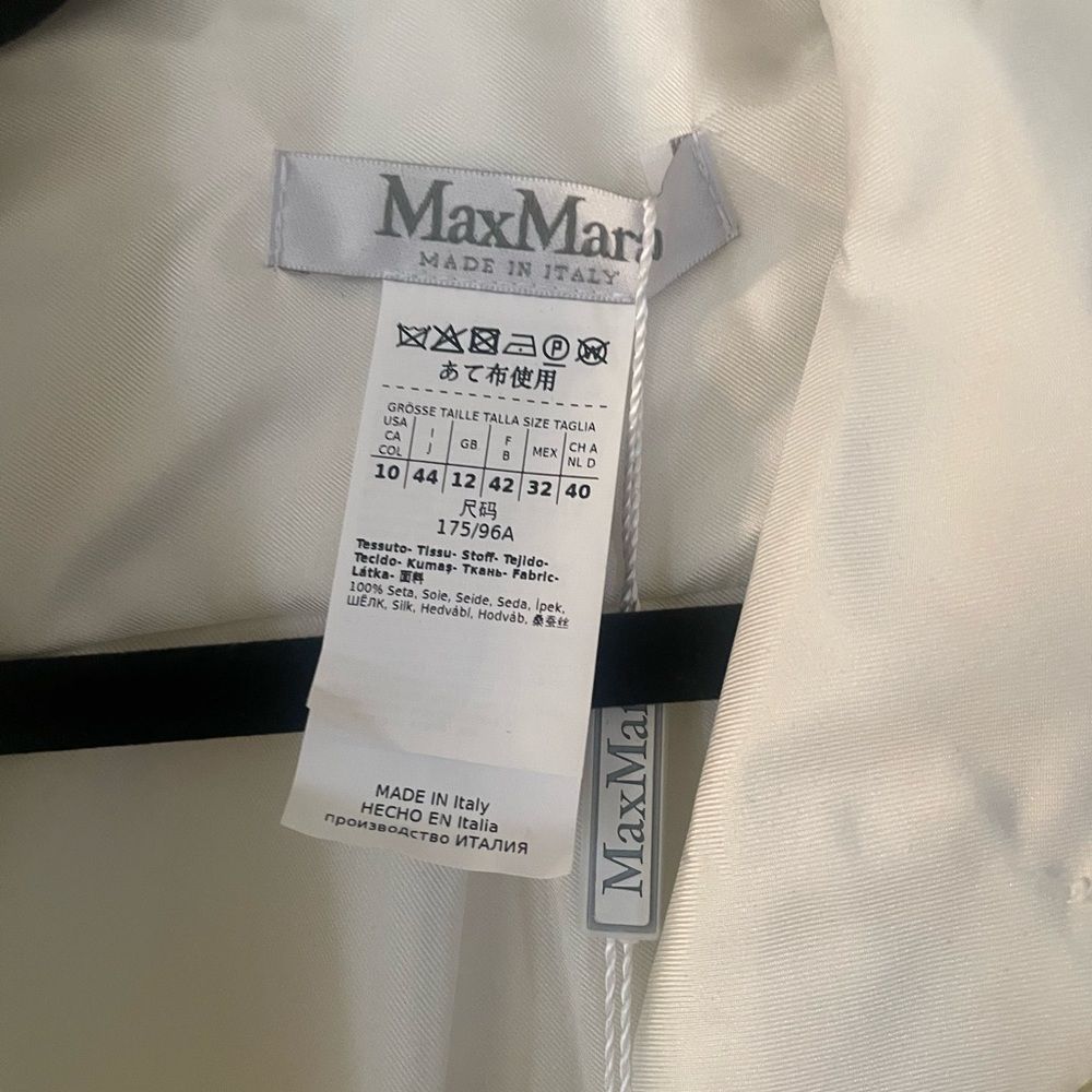 MAX MARA ❤️🔥shirt!❤️🔥❤️🔥❤️🔥100%Silk! - Picture 6 of 9